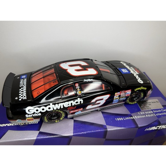 Action Racing 1999 Dale Earnhardt #3 Goodwrench 1:24 Scale Limited Edition - Picture 3 of 16